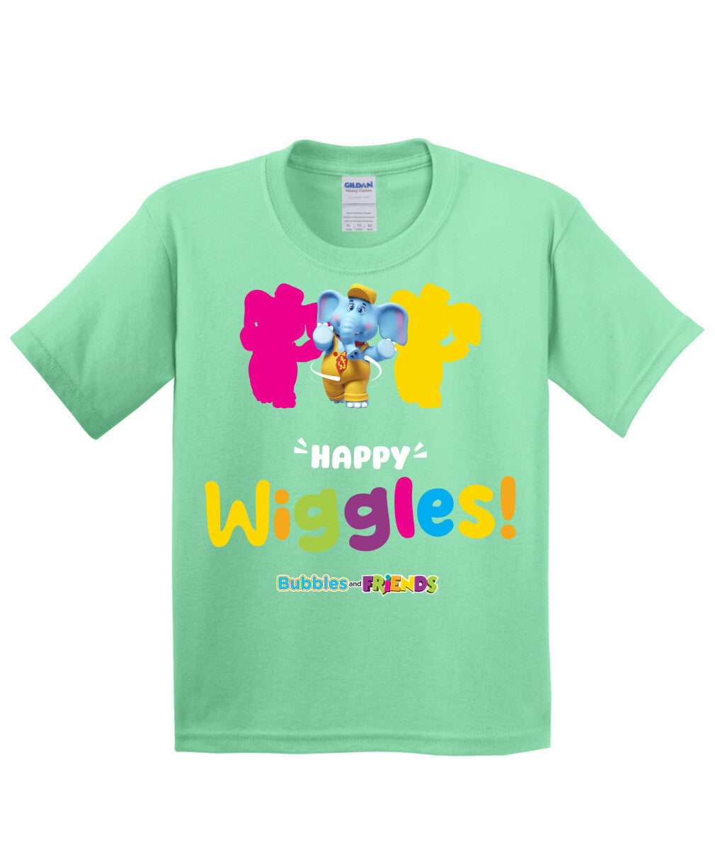 Bubbles and Friends – Happy Dance Collection Happy Wiggles Children T-Shirt