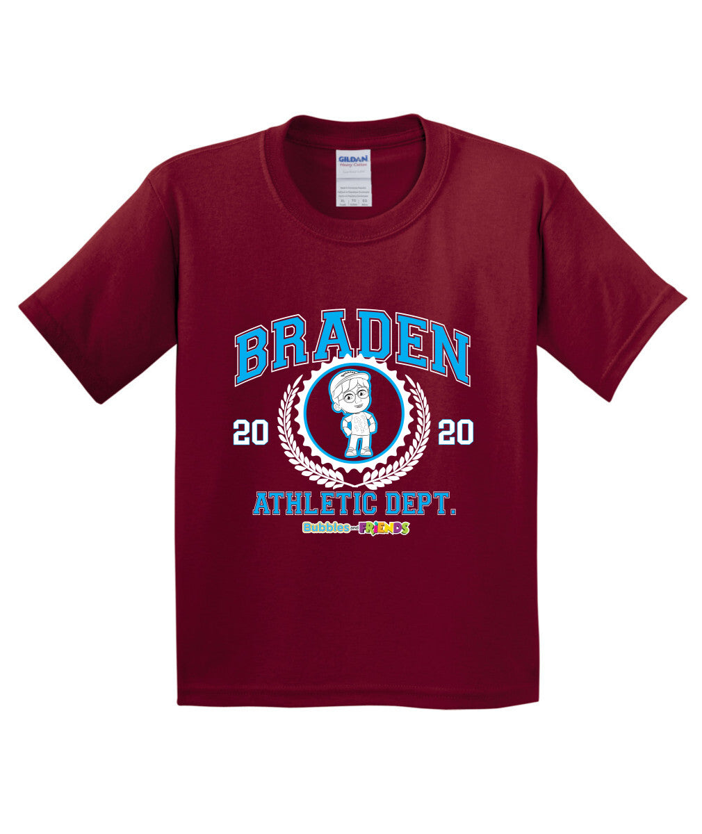 Bubbles and Friends - Varsity Collection Braden Athletic Dept Children T-Shirt