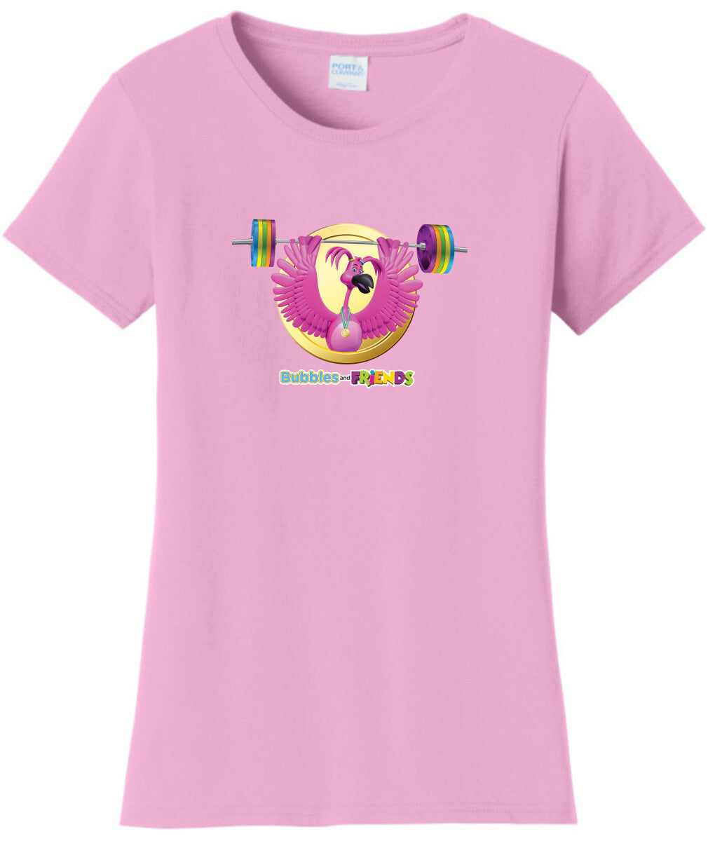 Bubbles and Friends - Summer Games Collection Flexi Weights Women T-Shirt