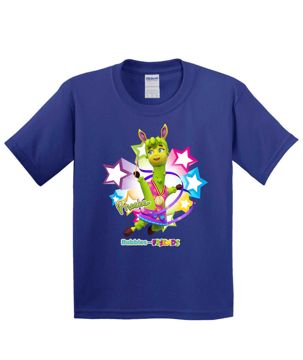 Bubbles and Friends - Summer Games Collection Gymnastics Phoebe Children T-Shirt