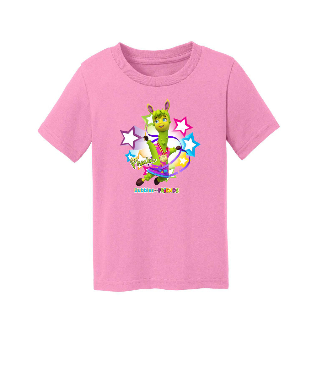 Bubbles and Friends - Summer Games Collection Gymnastics Phoebe Toddler T-Shirt