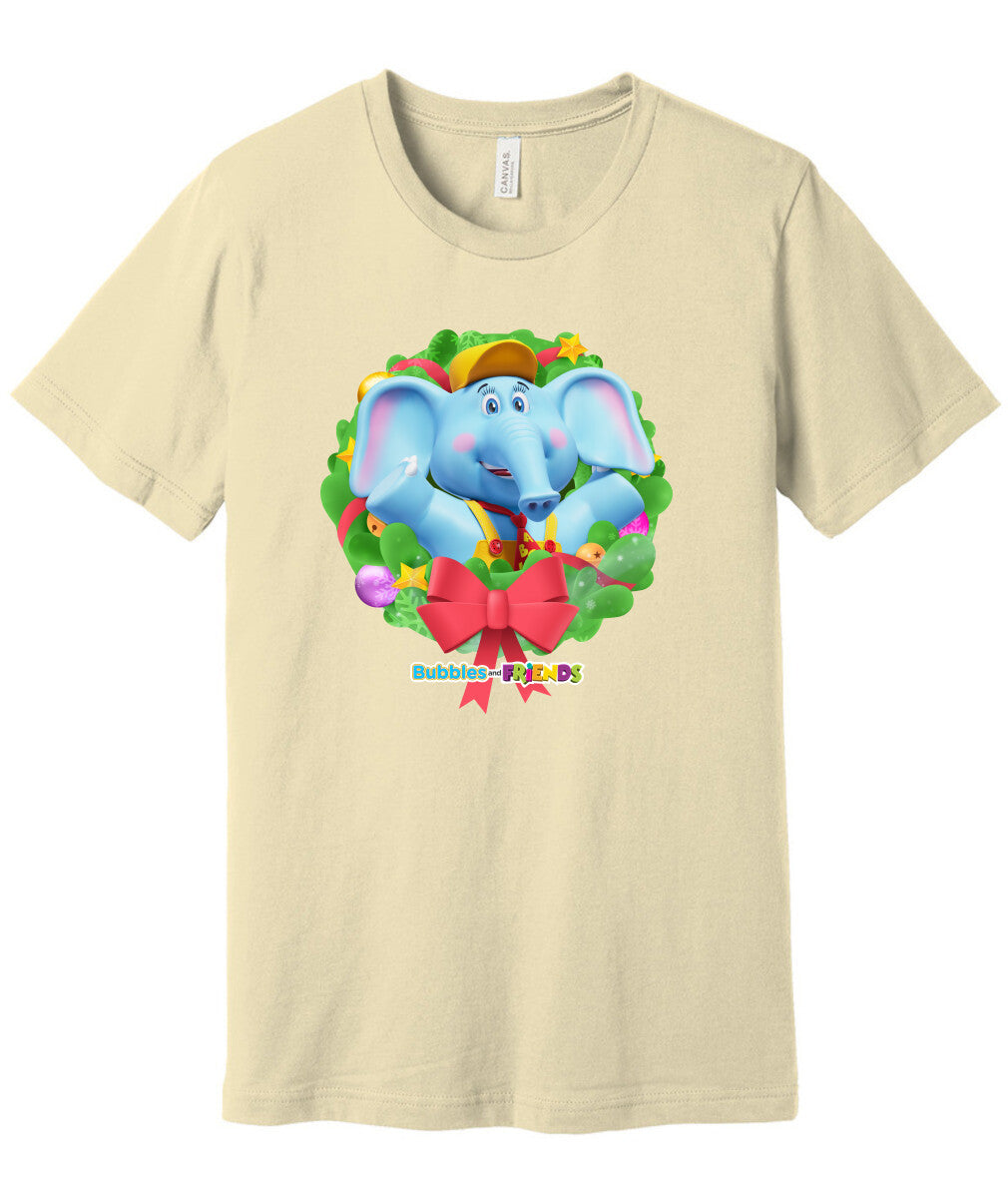 Bubbles & Friends Holiday Adult T-Shirt- Bubbles