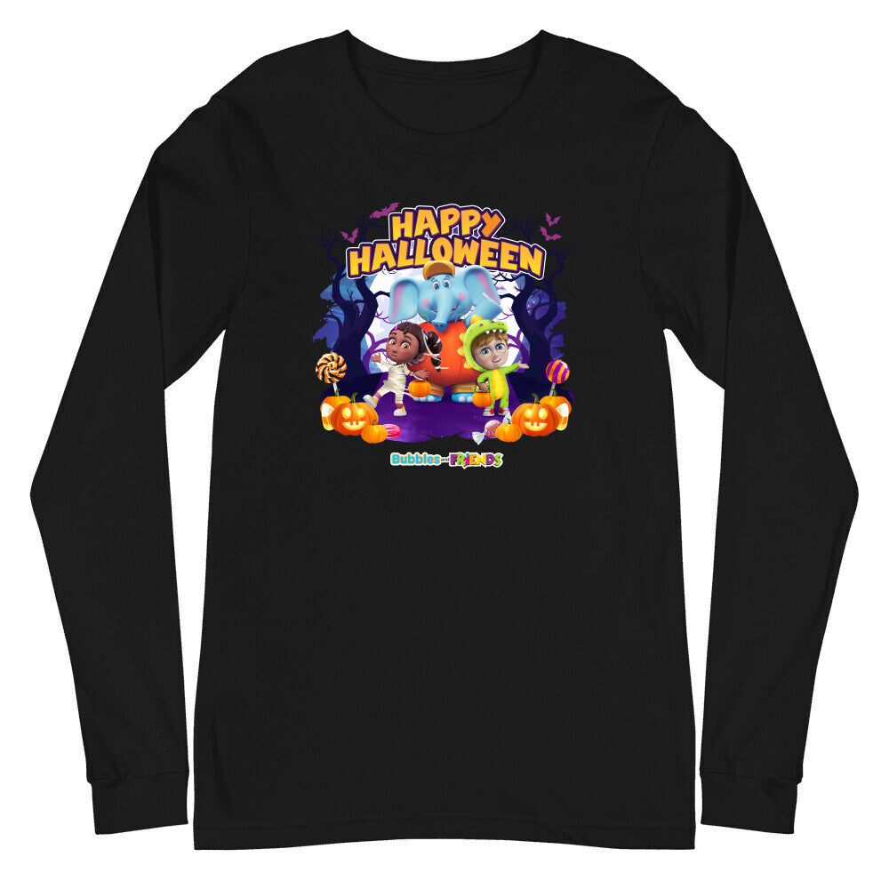 Bubbles and Friends - Halloween Collection Team Adult Longsleeve T-Shirt