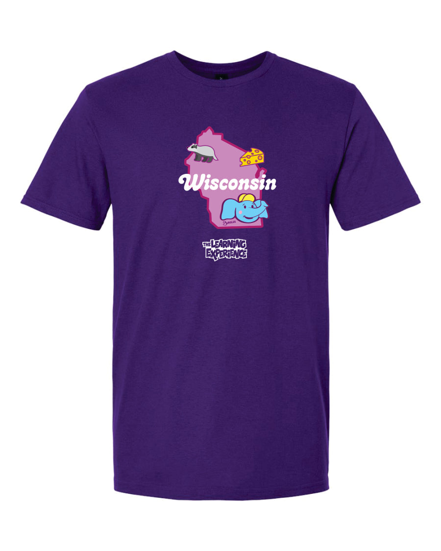 TLE Parade of Flags State T-Shirts Midwest Region