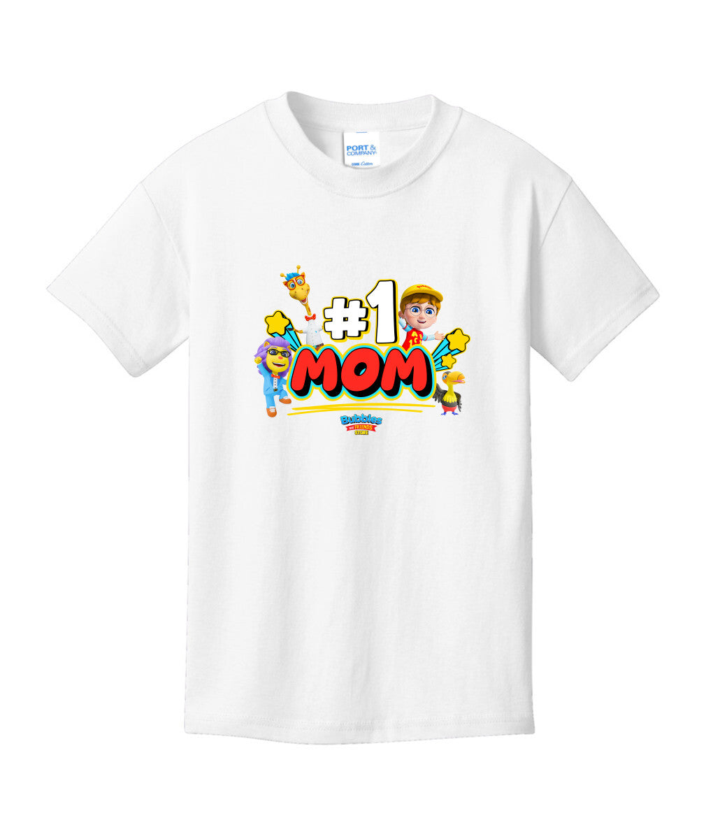 Bubbles & Friends I Love Mom Children's Tee