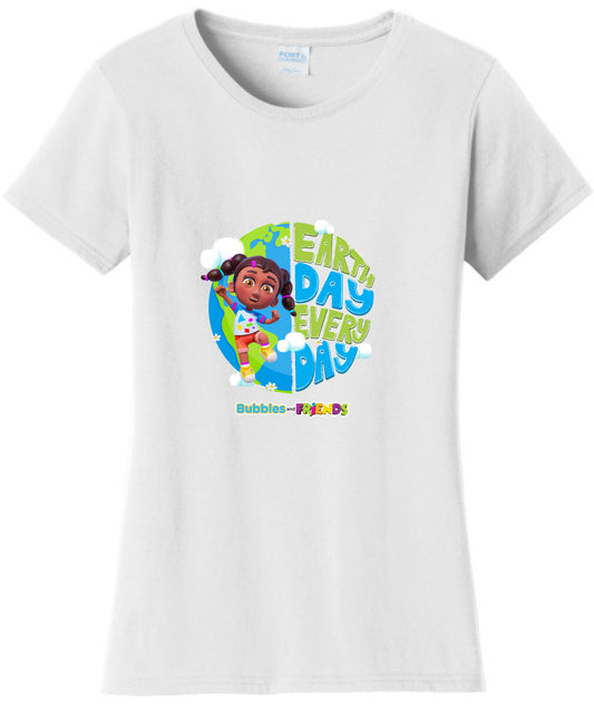 Bubbles & Friends Earth Day Izzy Women's T-shirt