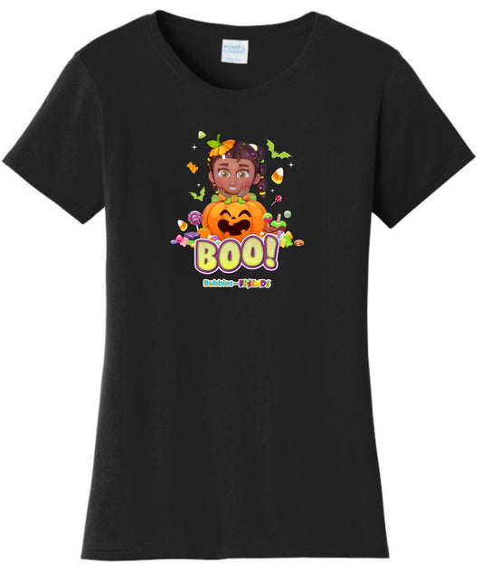 Bubbles and Friends - Halloween Collection Izzi Womens T-Shirt