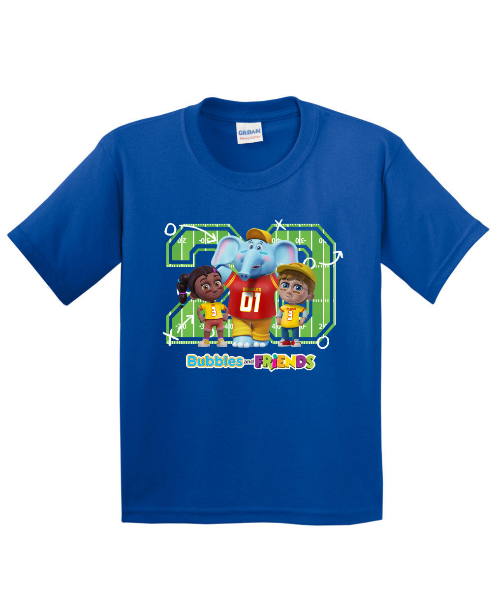 Bubbles and Friends - Varsity Collection Team Children T-Shirt