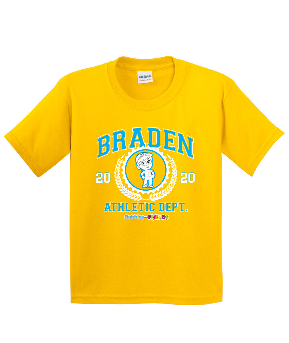 Bubbles and Friends - Varsity Collection Braden Athletic Dept Children T-Shirt