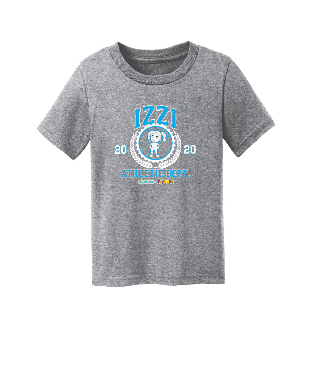 Bubbles and Friends - Varsity Collection Izzi Athletic Dept Toddler T-Shirt