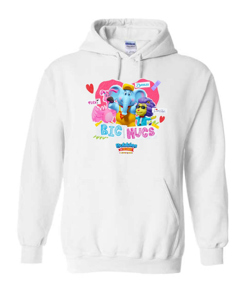 Bubbles & Friends Valentines Big Hugs Unisex Hoodie