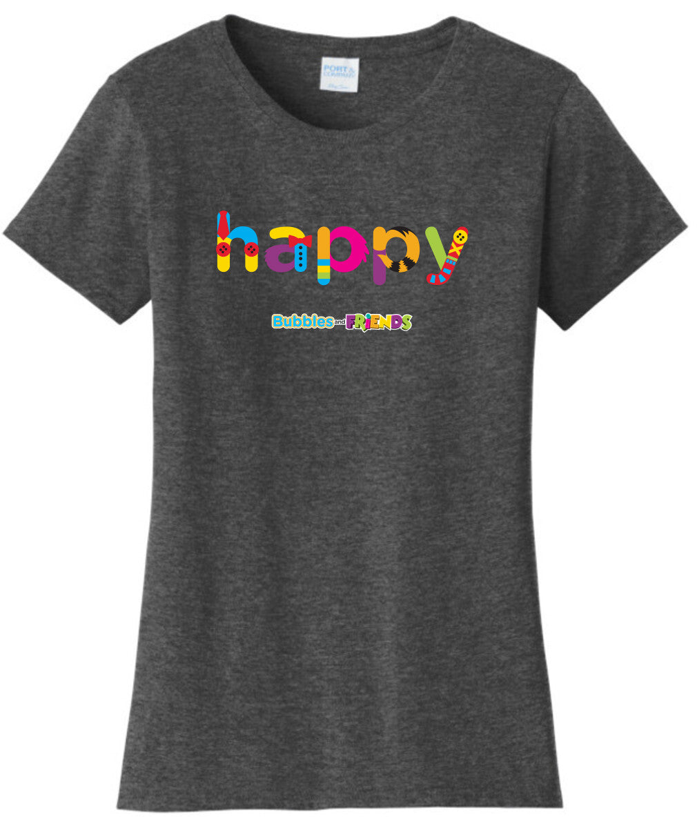 Bubbles and Friends - Happy Womens T-Shirt