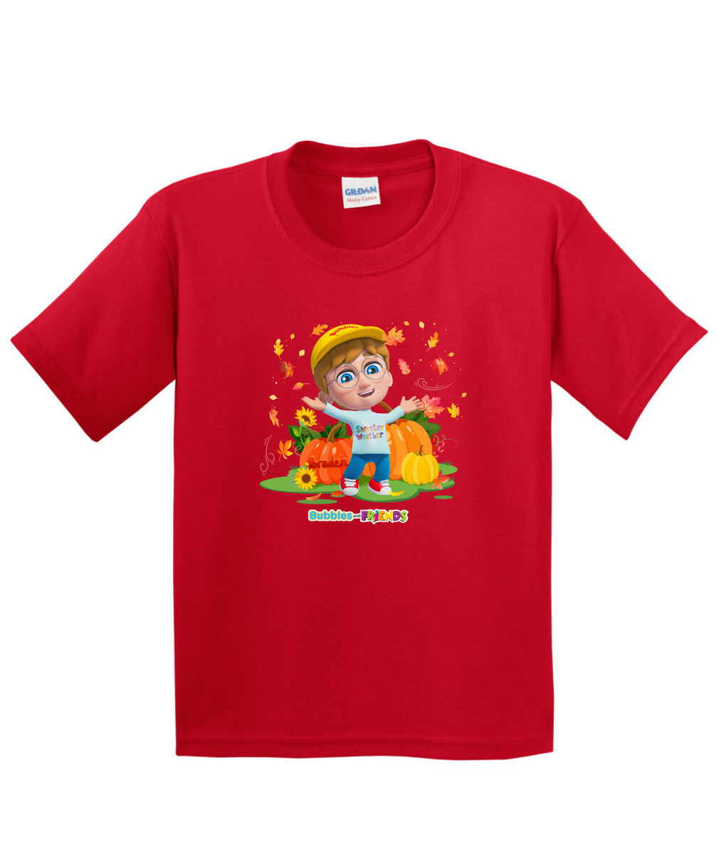 Bubbles and Friends - Fall Collection Braden Children T-Shirt