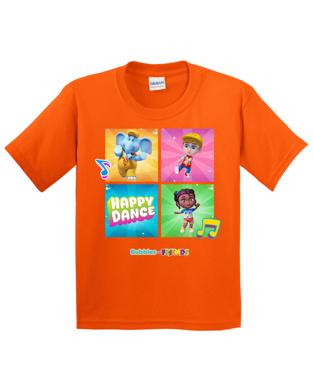 Bubbles and Friends – Happy Dance Collection Happy Team Children T-Shirt