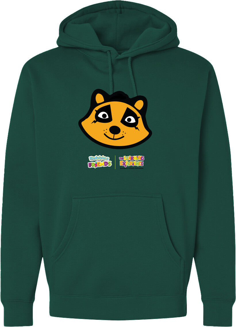 Bubbles & Friends- Friends from Happyville 'Penny Polite' Midweight Hooded Sweatshirt- Unisex