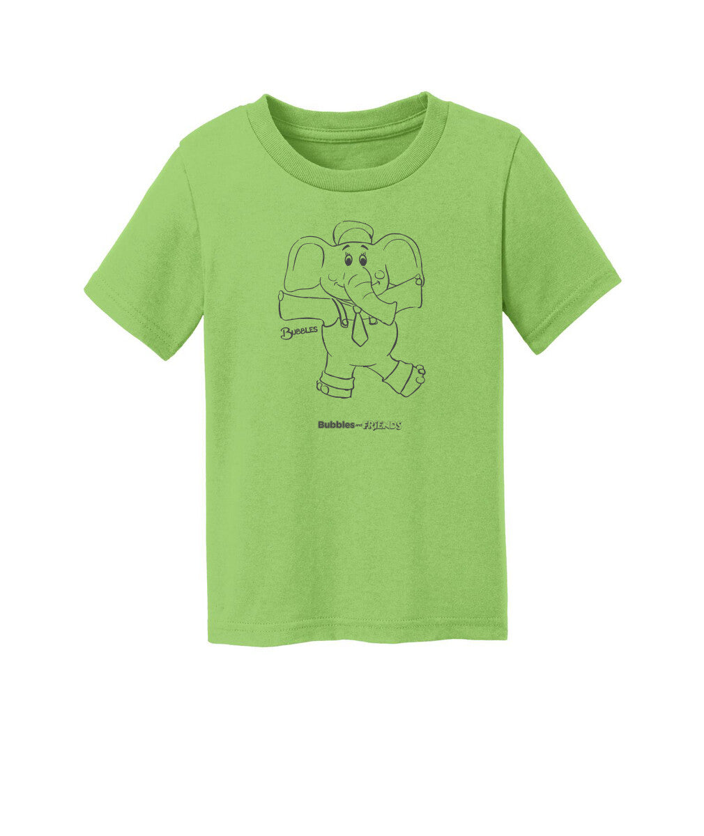 Bubbles and Friends - Happy Doodles Bubbles Toddler T-Shirt