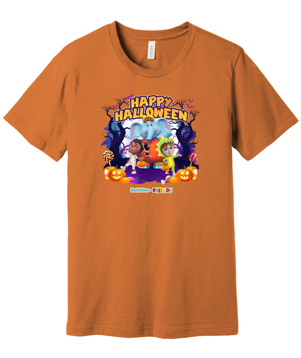 Bubbles and Friends - Halloween Collection Team Adults T-Shirt