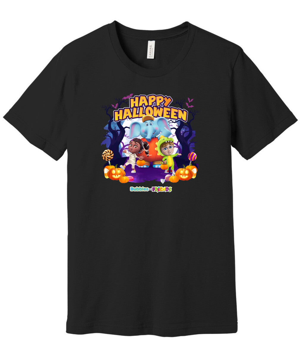 Bubbles and Friends - Halloween Collection Team Adults T-Shirt