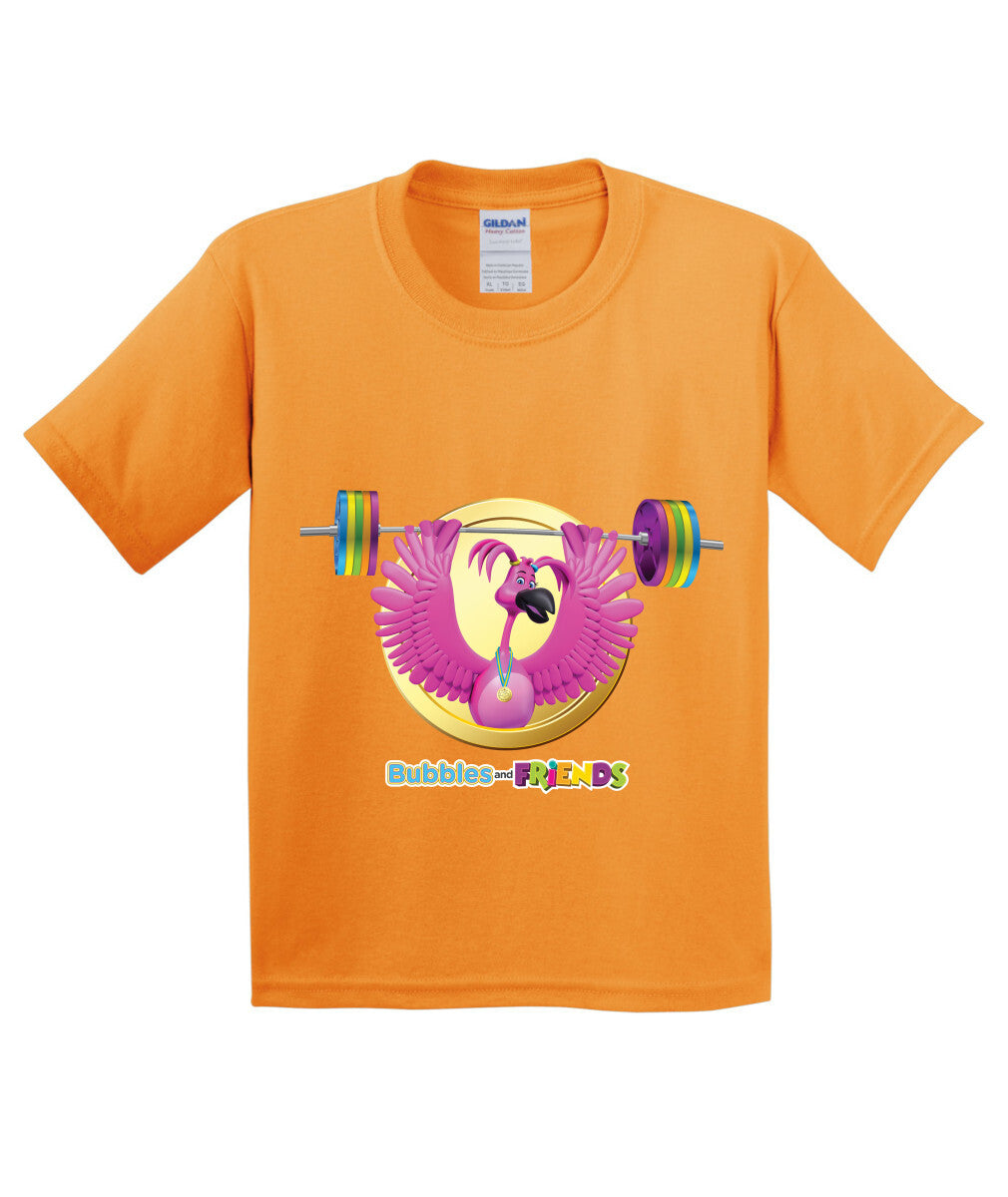 Bubbles and Friends - Summer Games Collection Flexi Weights Children T-Shirt