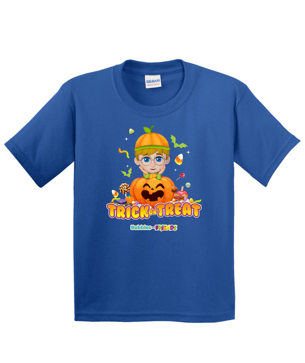 Bubbles and Friends - Halloween Collection Braden Children T-Shirt