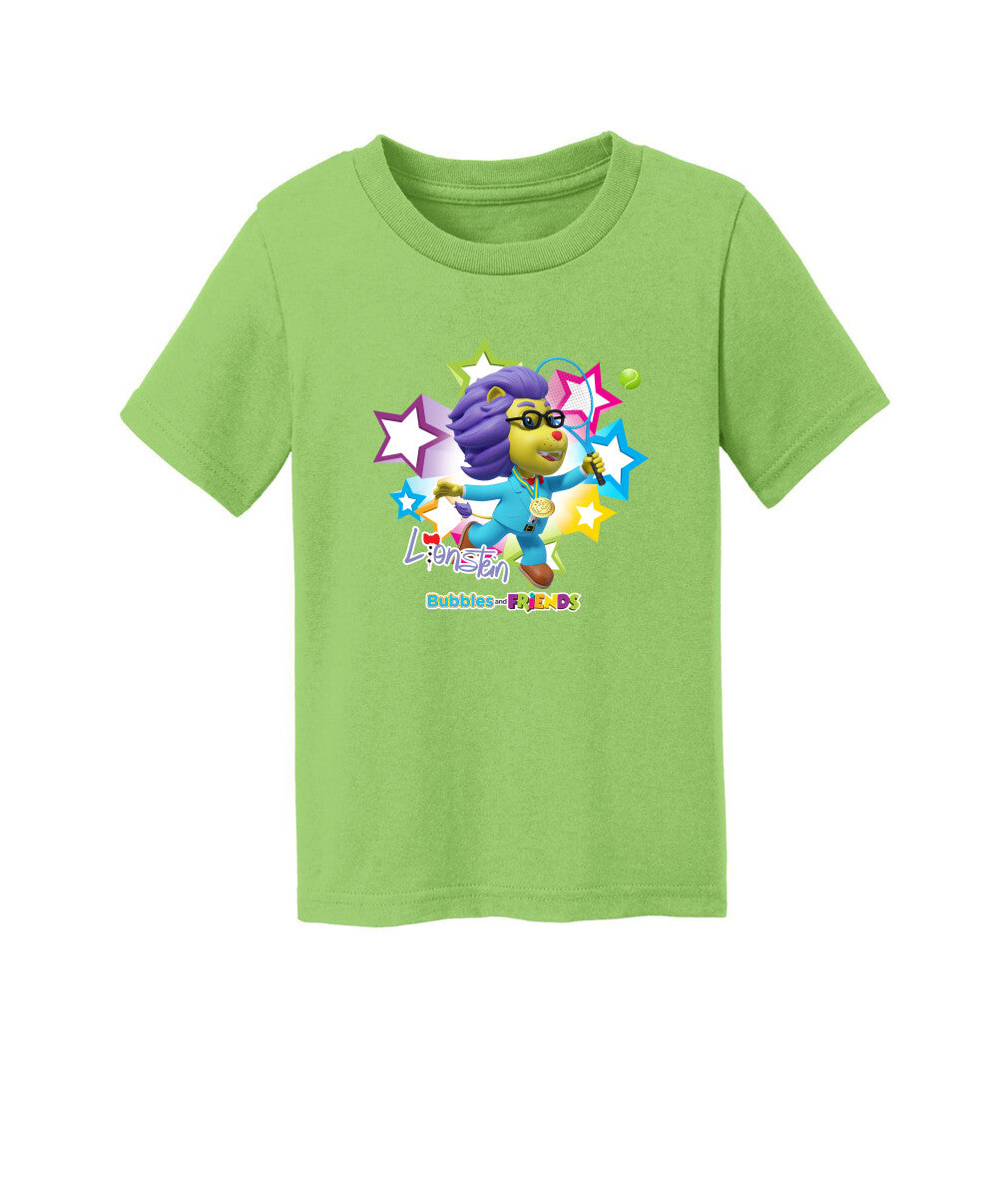 Bubbles and Friends - Summer Games Collection Tennis Lionstein Children T-Shirt