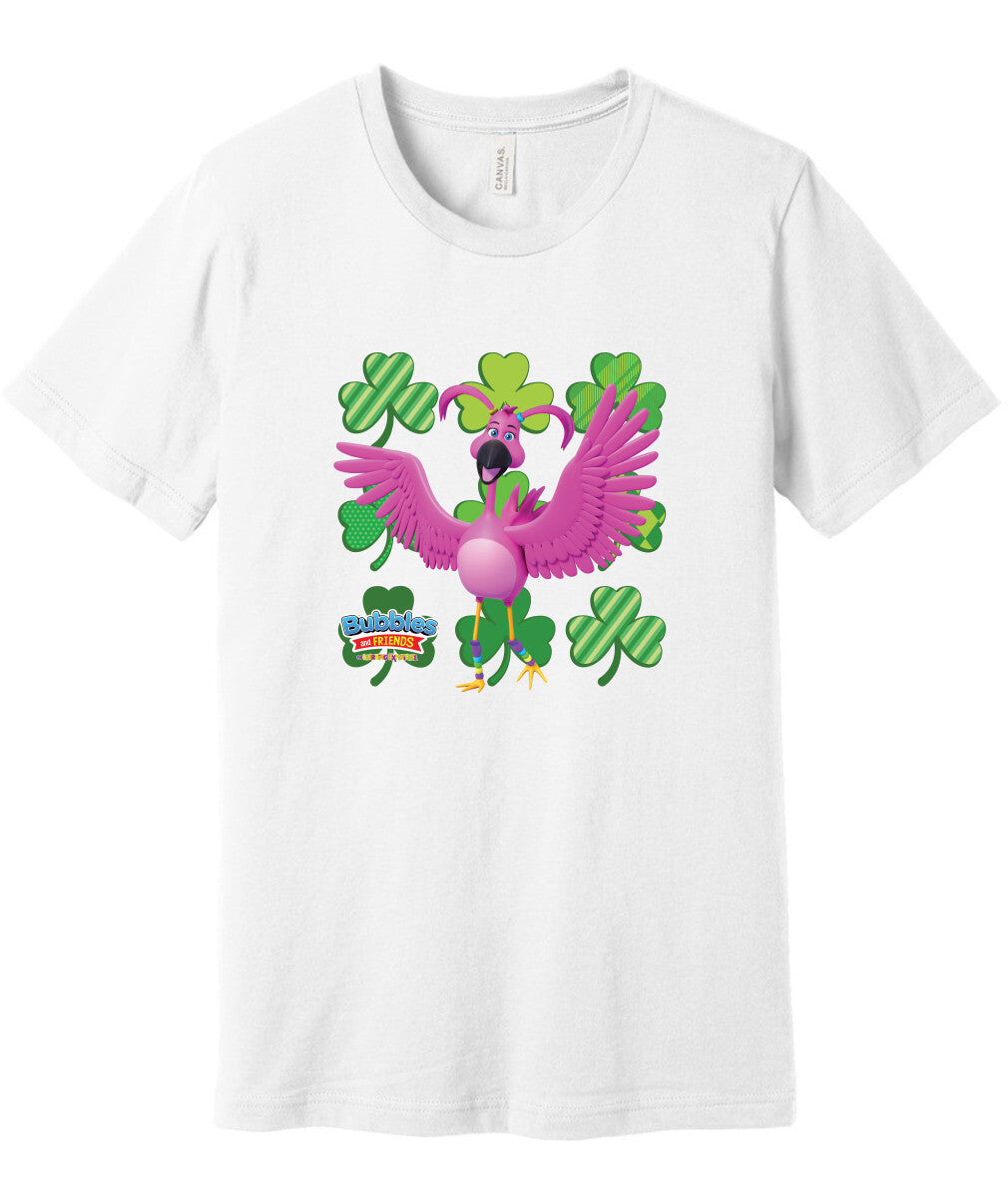 Bubbles & Friends St. Patrick's Day Flexi Unisex Short Sleeve Tee