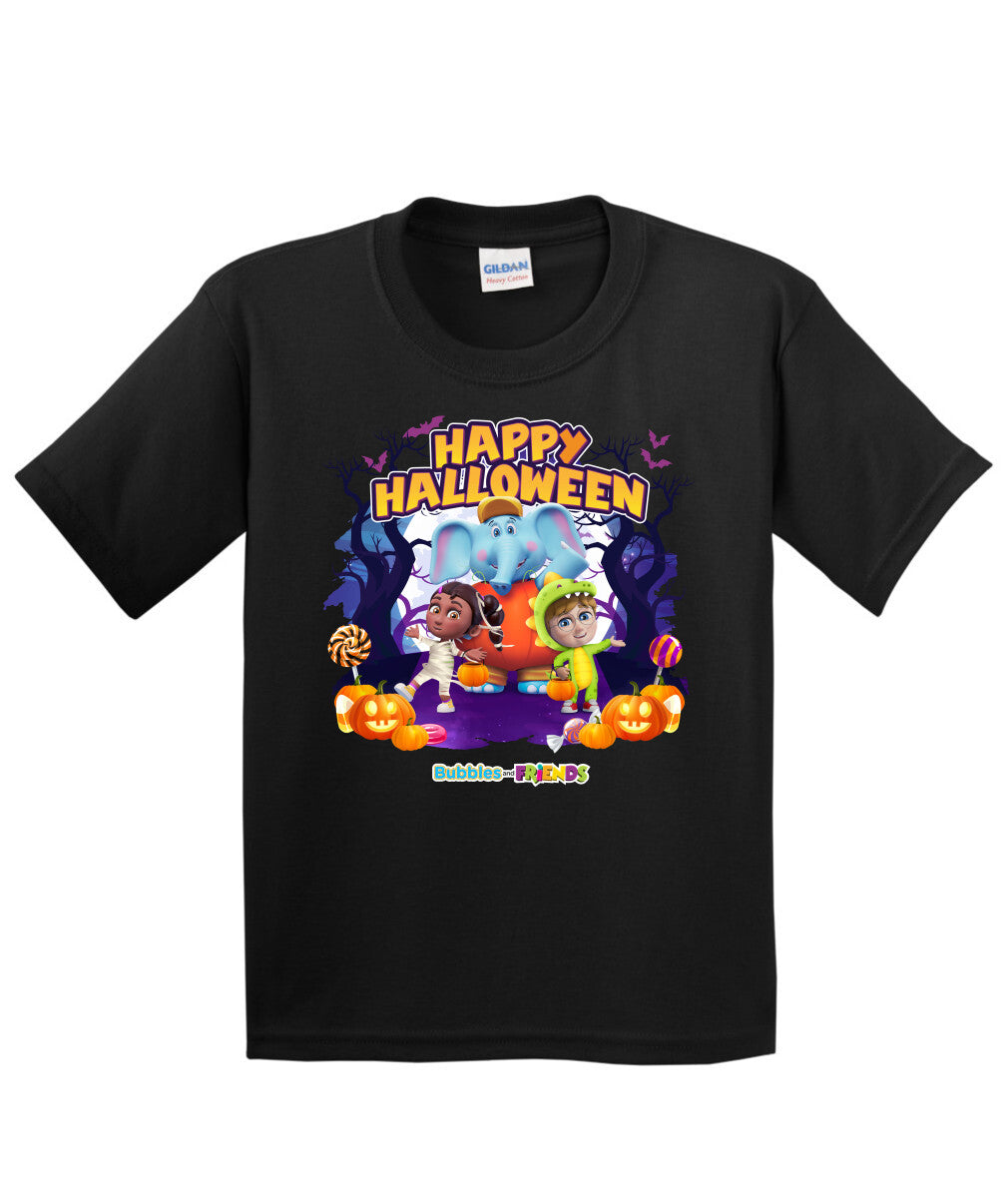 Bubbles and Friends - Halloween Collection Team Children T-Shirt