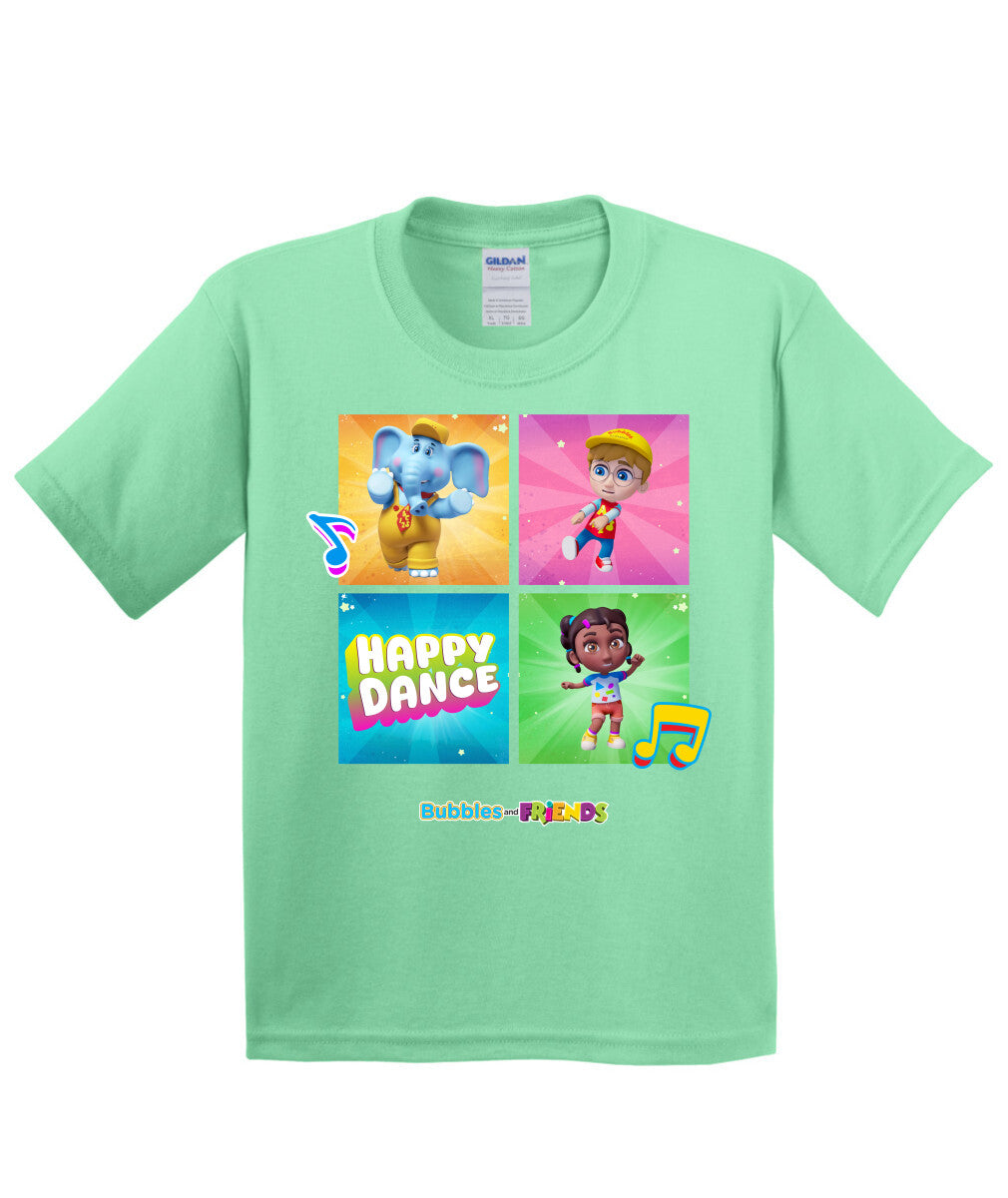 Bubbles and Friends – Happy Dance Collection Happy Team Children T-Shirt