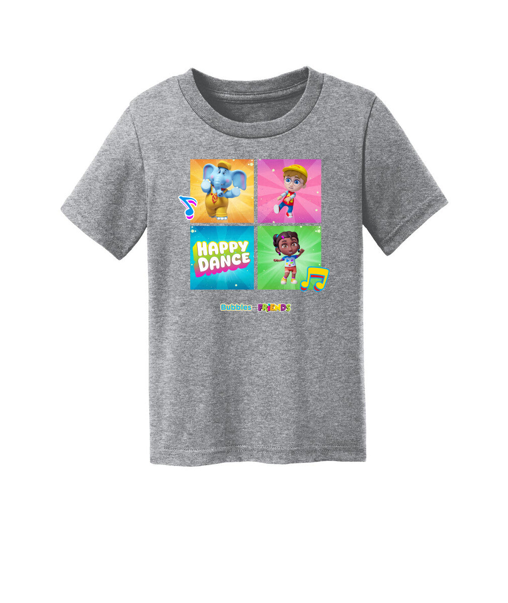 Bubbles and Friends – Happy Dance Collection Happy Team Toddler T-Shirt