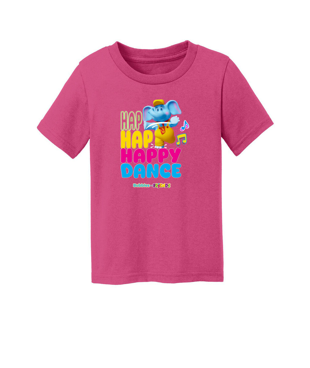 Bubbles and Friends – Happy Dance Collection Bubbles Hap Hap Happy Dance Toddler T-Shirt