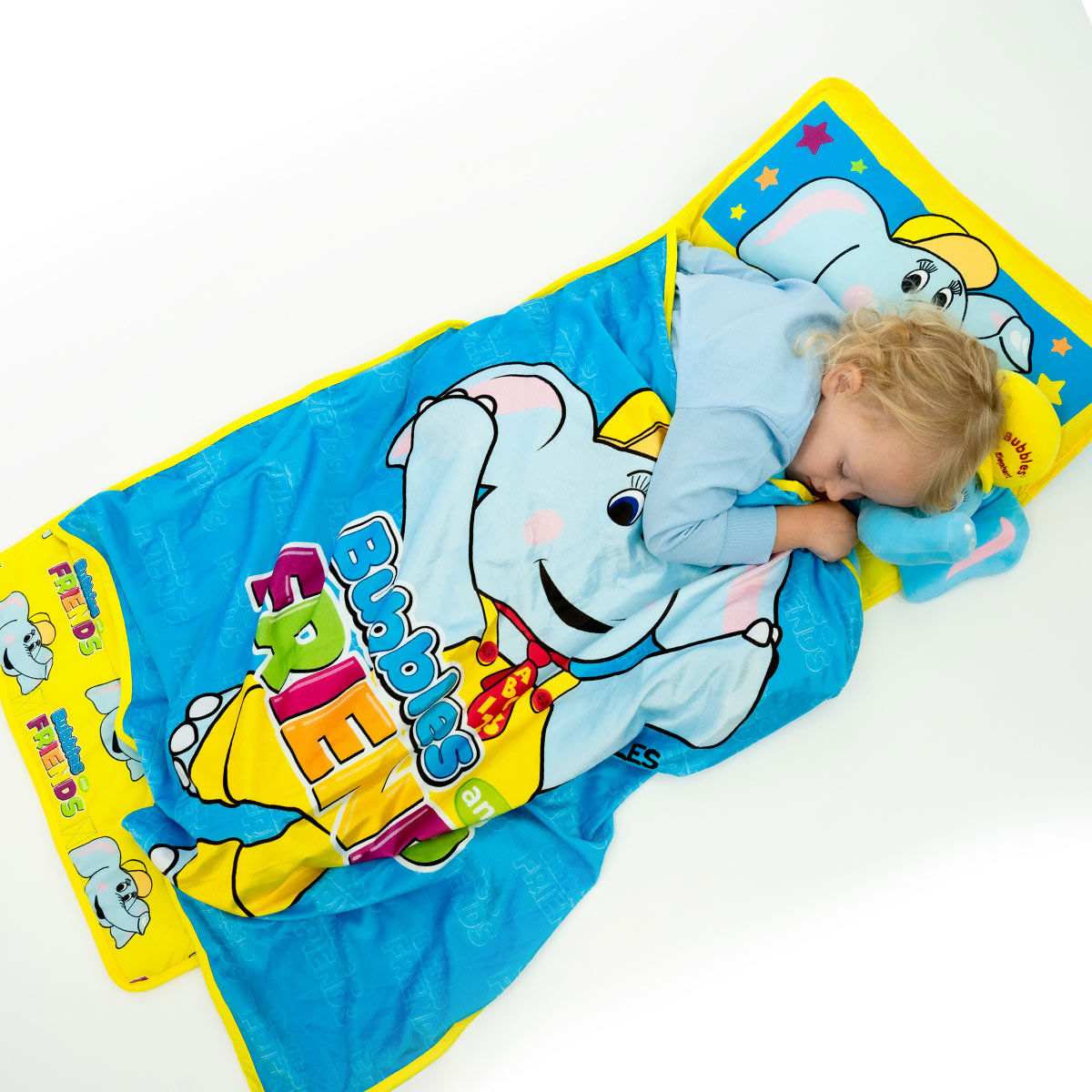 Bubbles and Friends Foldable Nap Mat