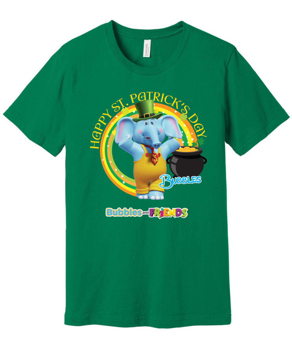 Bubbles & Friends St. Patricks BUBBLES Unisex Tee