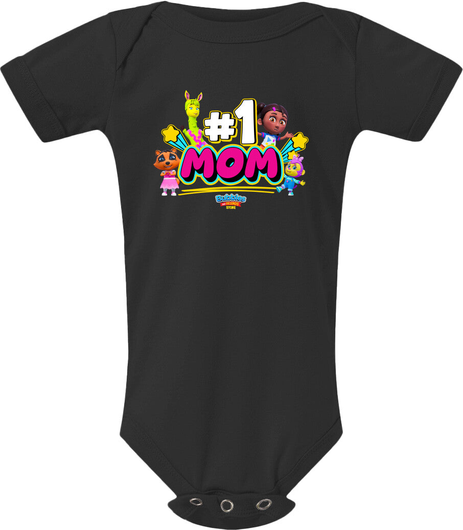 Bubbles & Friends I love Mom Infant Onesie