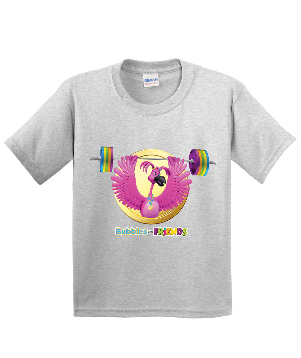 Bubbles and Friends - Summer Games Collection Flexi Weights Children T-Shirt