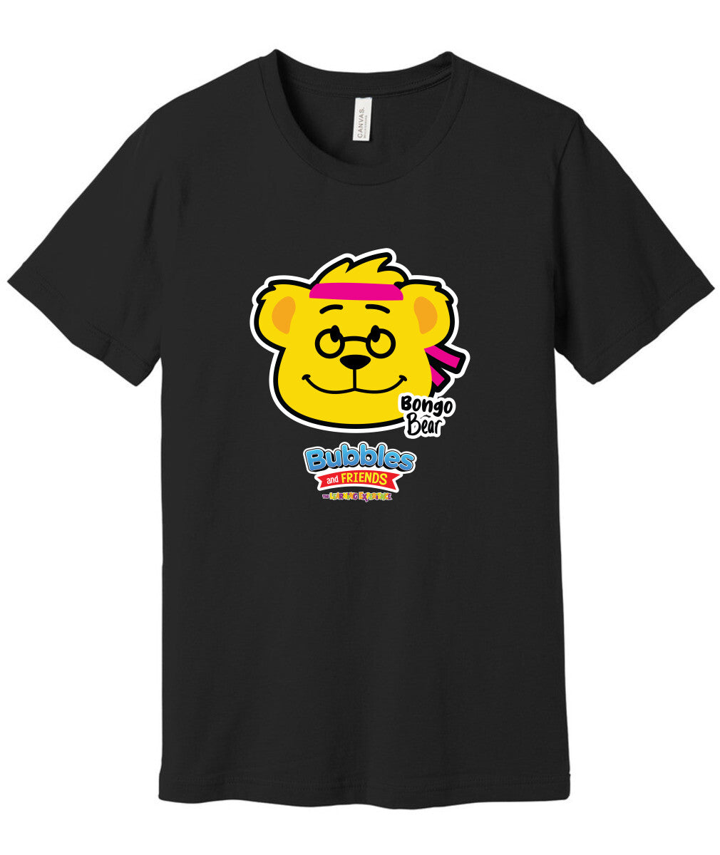 Bubbles & Friends- Friends from Happyville Bongo Bear Unisex Tee