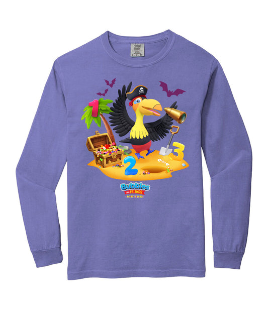 Bubbles & Friends Halloween Two Plus Heavyweight Long Sleeve Tee