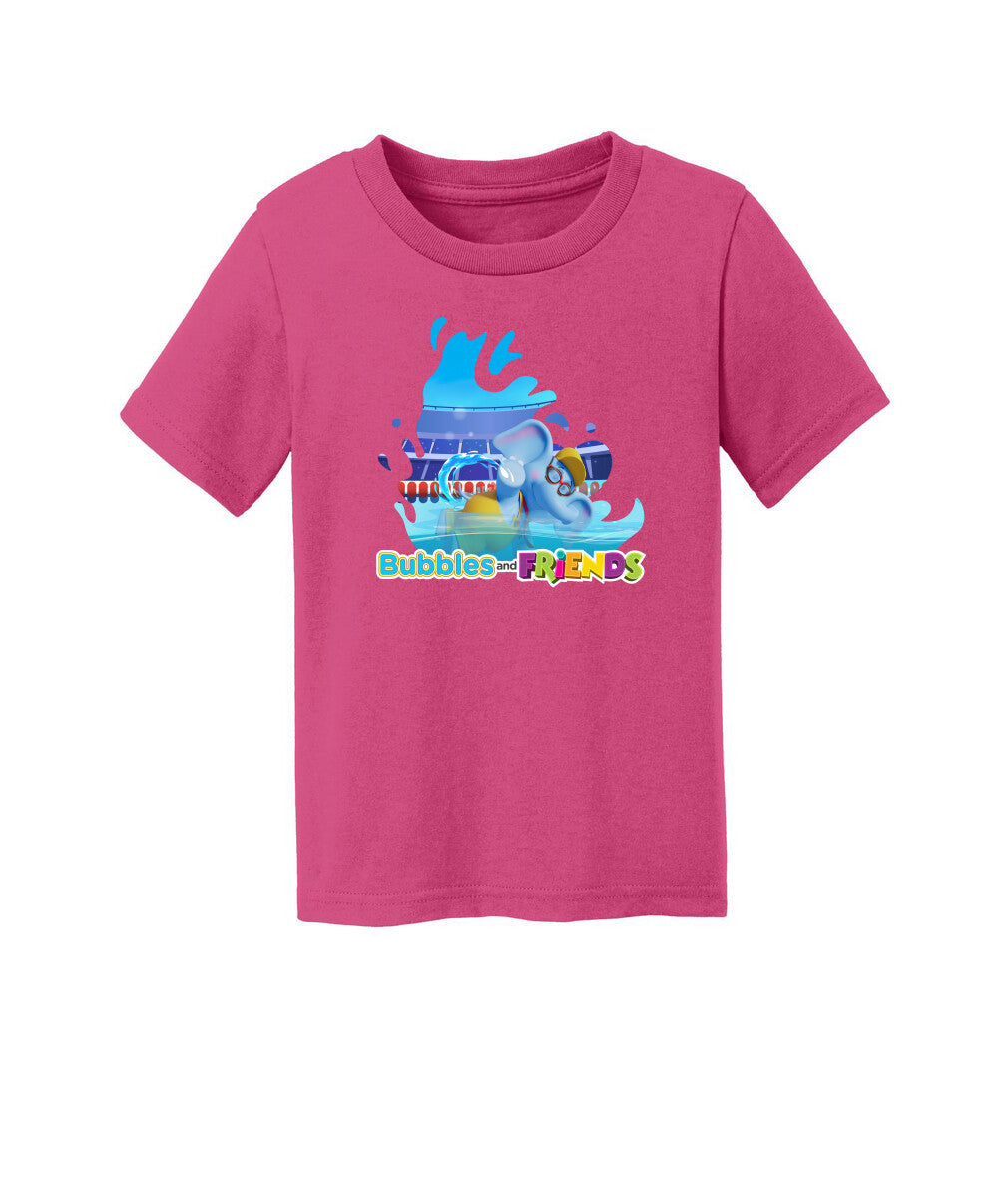 Bubbles and Friends - Summer Games Collection Bubbles Swim Toddler T-Shirt