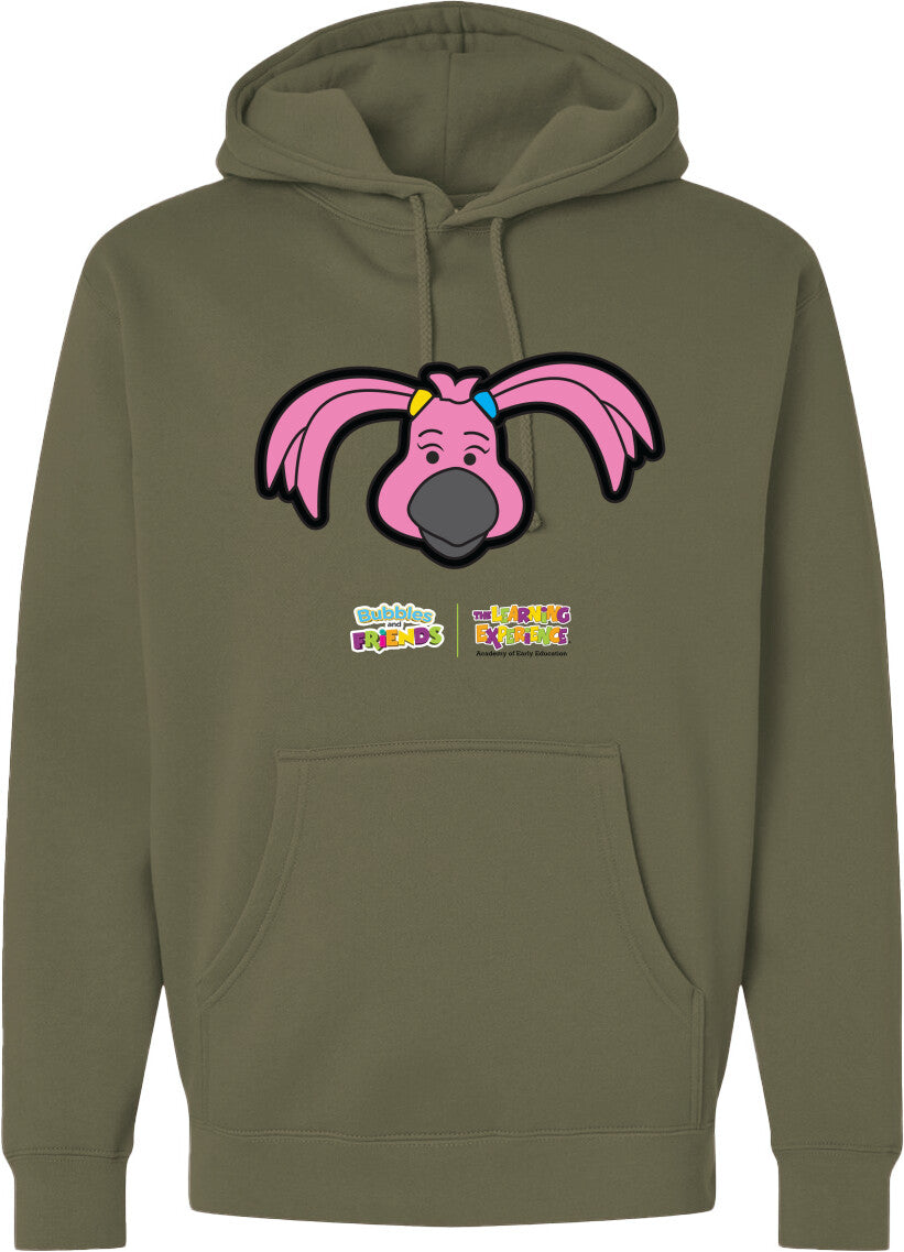 Bubbles & Friends- Friends from Happyville 'Flexi' Midweight Hooded Sweatshirt- Unisex