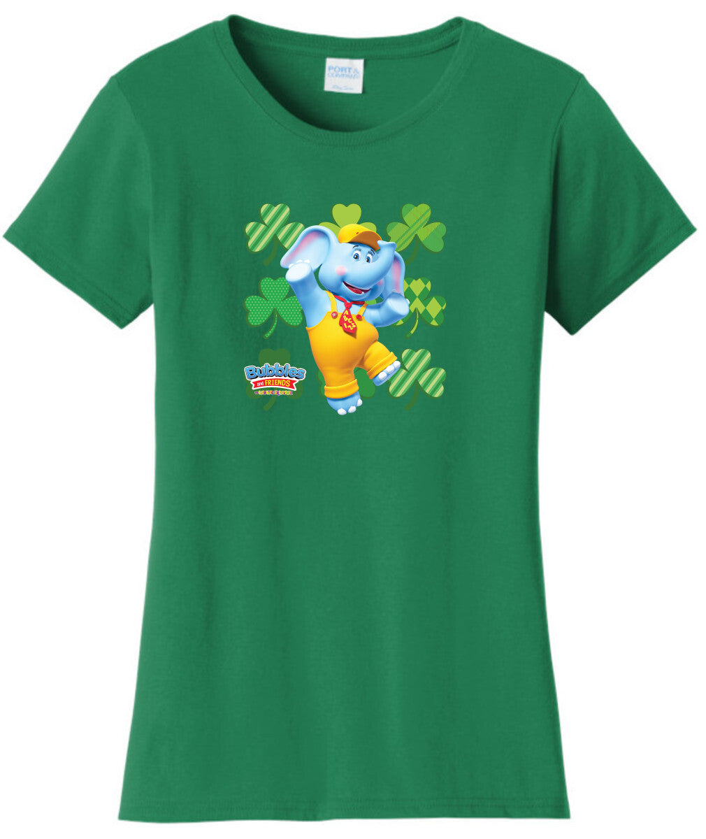 Bubbles & Friends St. Patrick's Day Bubbles Women's T-Shirt