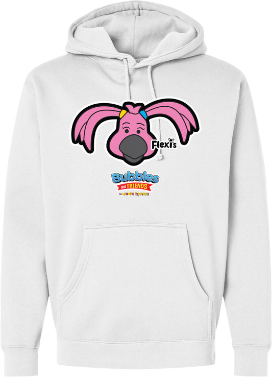 Bubbles & Friends- Friends from Happyville 'Lionstein' Midweight Hooded Sweatshirt- Unisex
