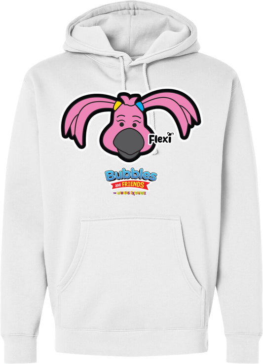 Bubbles & Friends- Friends from Happyville 'Lionstein' Midweight Hooded Sweatshirt- Unisex