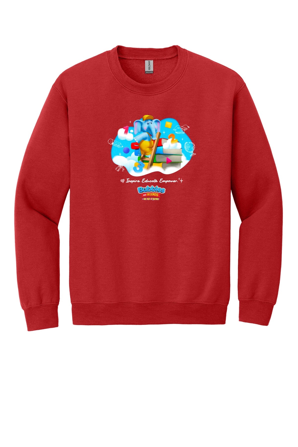 Bubbles & Friends Inspire Educate Empower Crewneck Sweatshirt