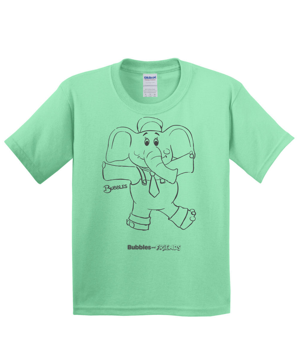 Bubbles Friends - Happy Doodles Bubbles Children T-Shirt