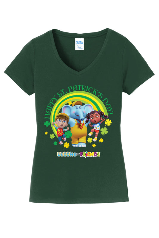 Port & Company Ladies Fan Favorite V-Neck Tee. LPC450V