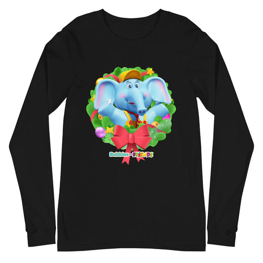 Bubbles & Friends Holiday Adult Long Sleeve Shirt- Bubbles