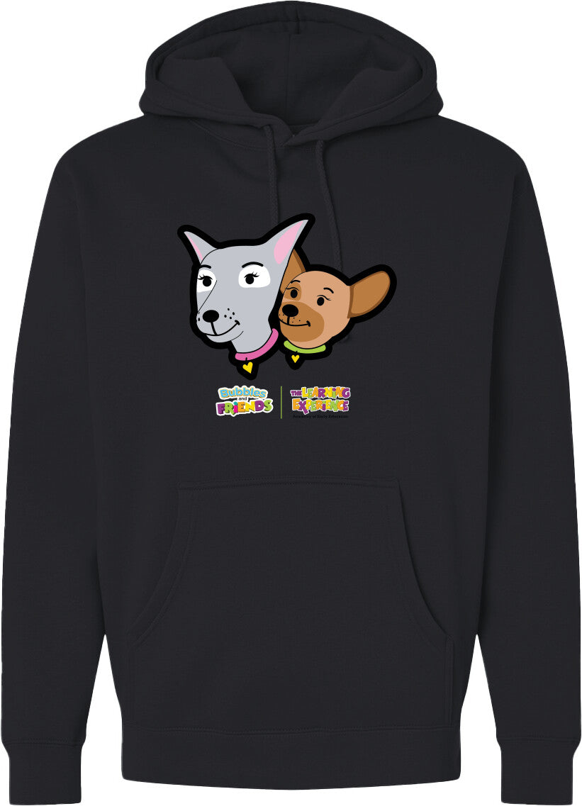 Bubbles & Friends- Friends from Happyville 'Grace & Charity' Midweight Hooded Sweatshirt- Unisex