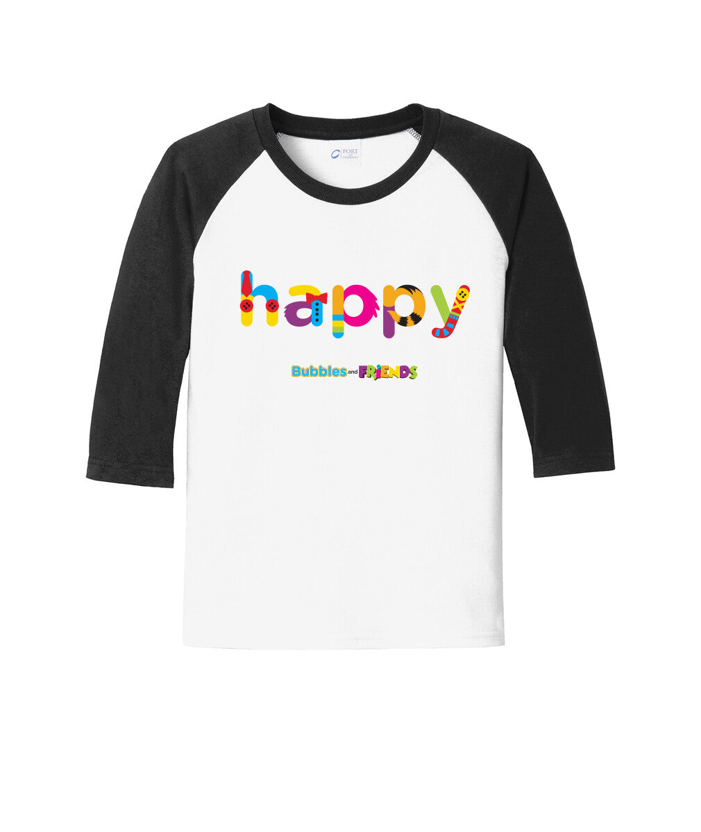 Bubbles and Friends - Happy long sleeve children T-Shirt