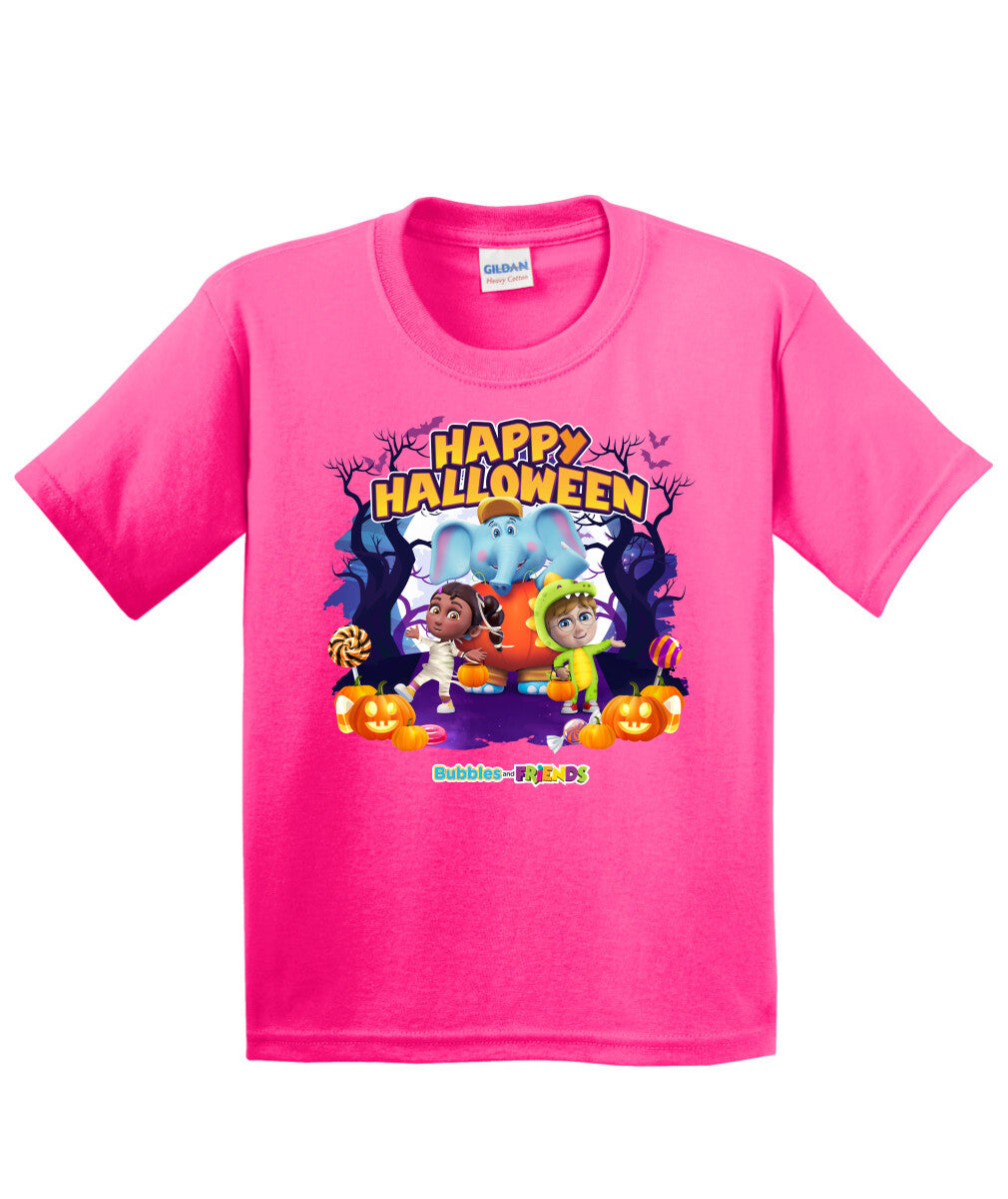 Bubbles and Friends - Halloween Collection Team Children T-Shirt