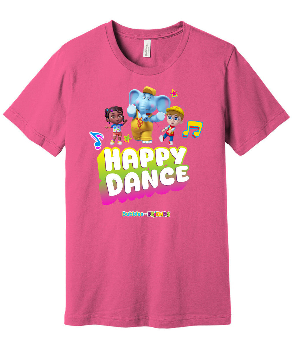 Bubbles and Friends – Happy Dance Collection Happy Dance Adult T-Shirt