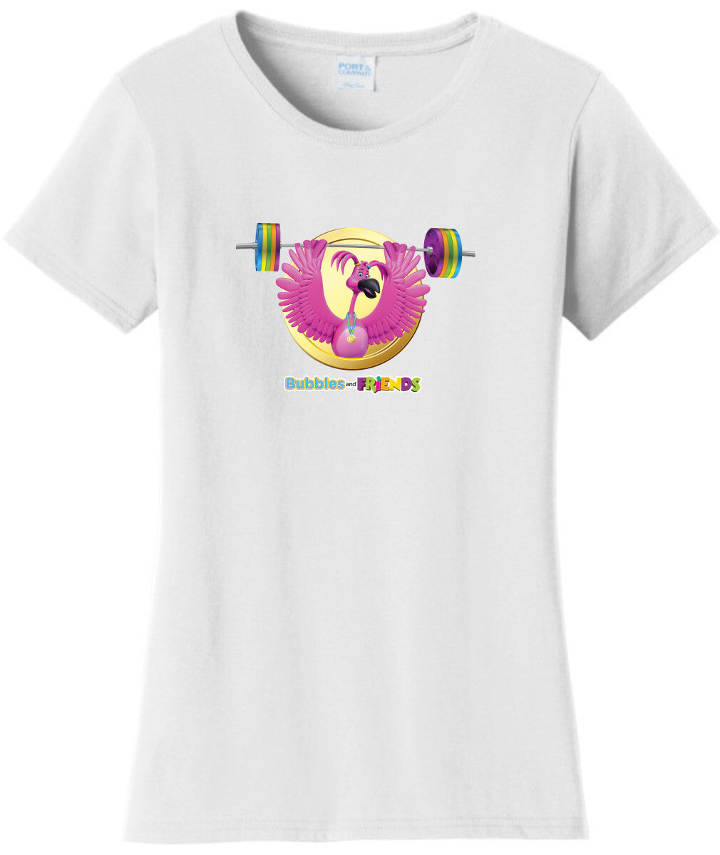 Bubbles and Friends - Summer Games Collection Flexi Weights Women T-Shirt